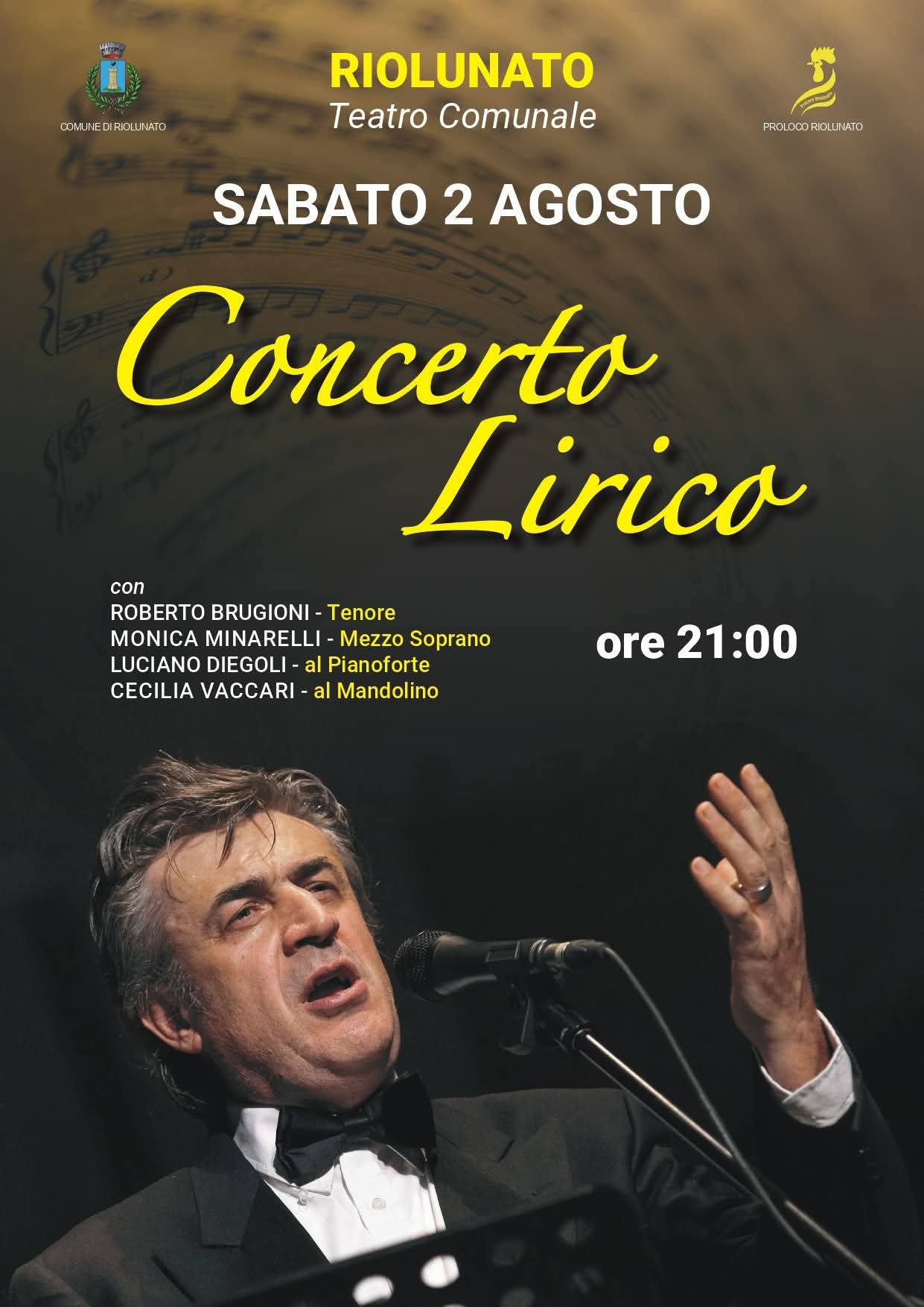 Roberto Brugioni Concerto Lirico a Riolunato 🗓